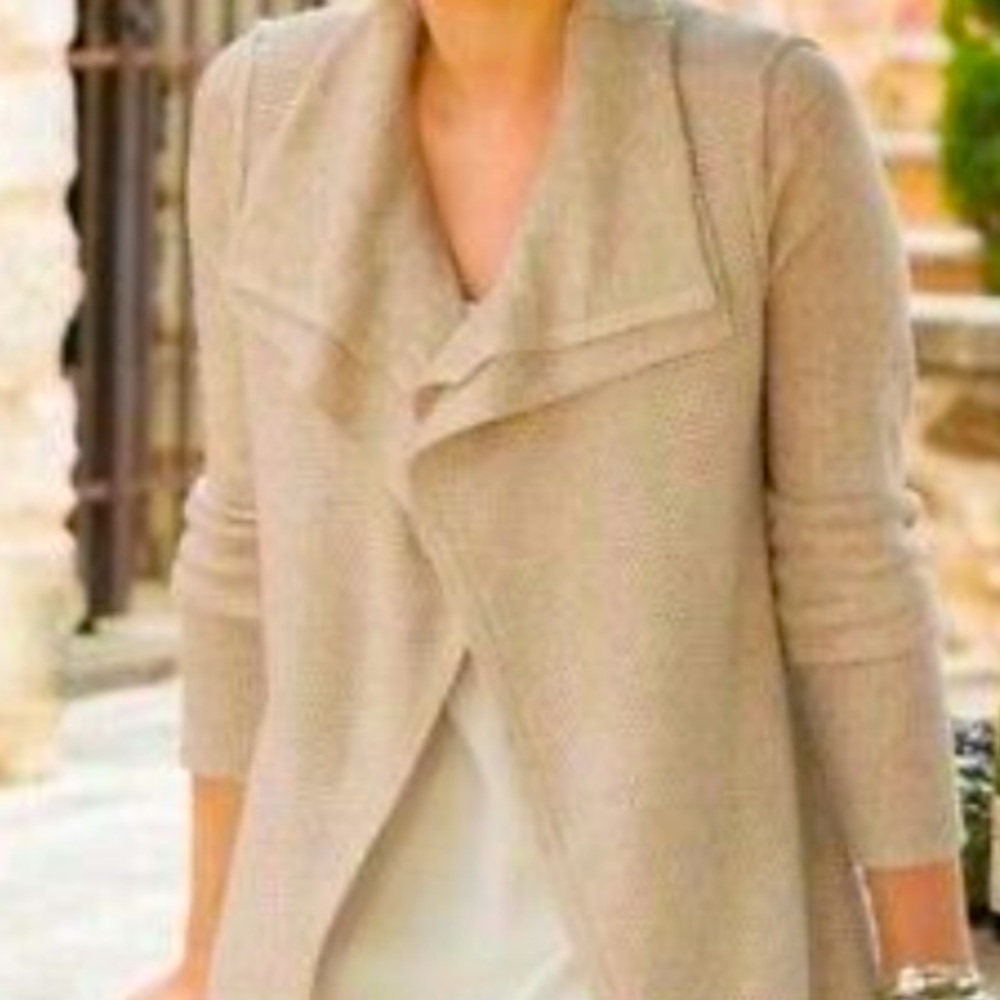 Soft surroundings Kendle Cardigan Sweater Textured Size Large Petite